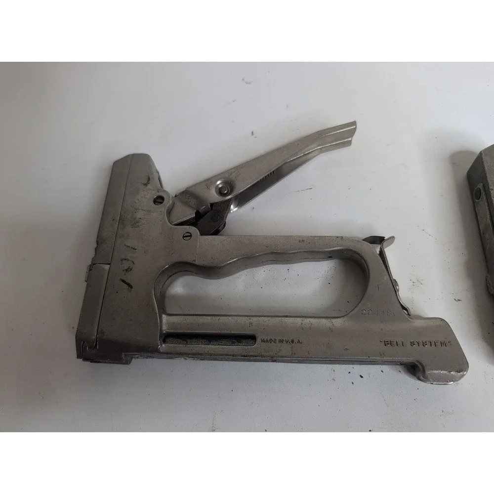 Vintage Lot Of 2 HELLER Bell System Staplers Tacker Brooklyn, NY USA MADE